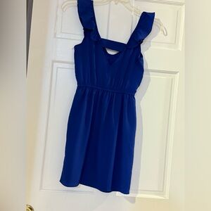 Royal blue light weight dress